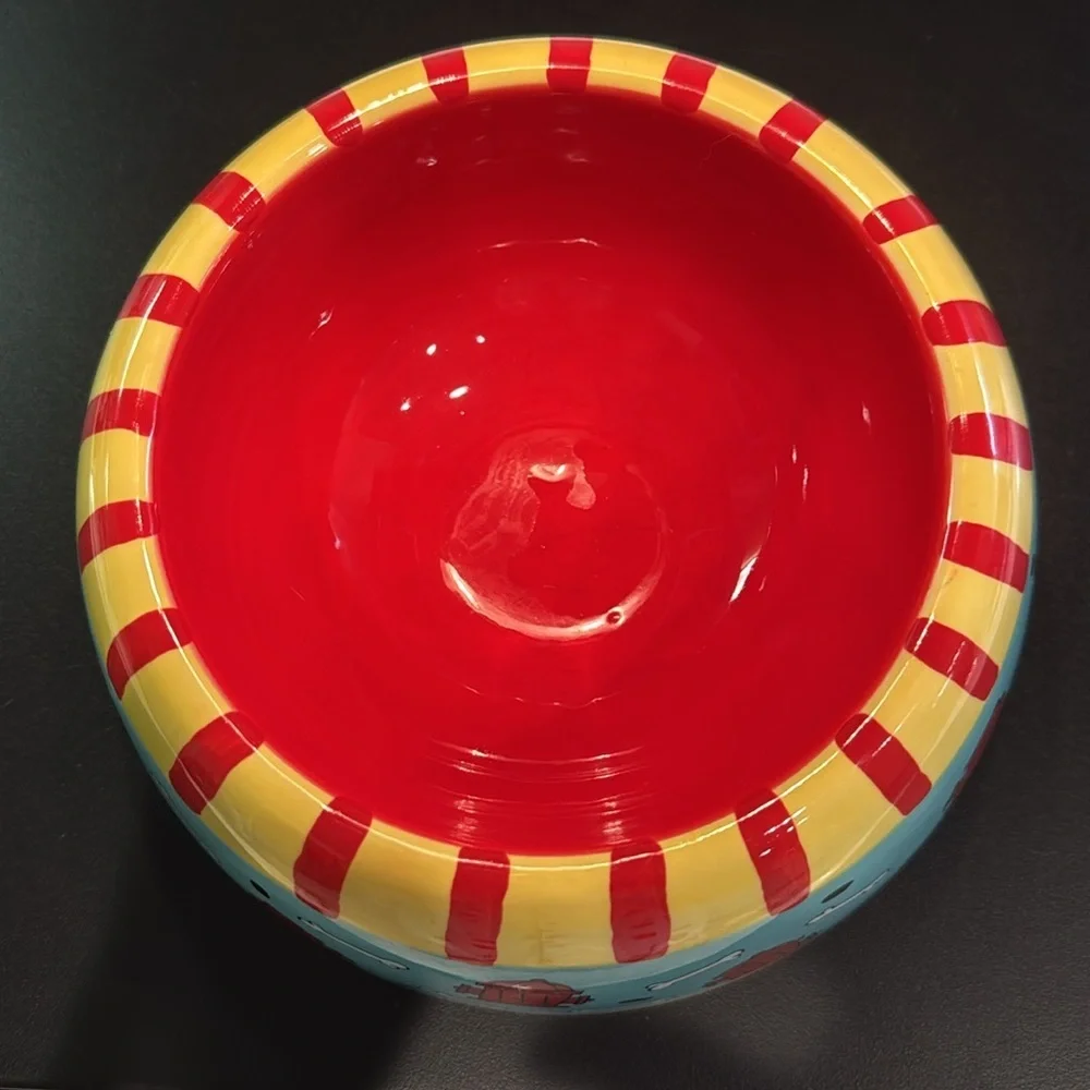 Ganz Dog - Gone Good Ceramic Fire Hydrant Striped DOG Dish/Bowl 8